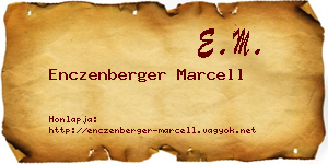 Enczenberger Marcell névjegykártya