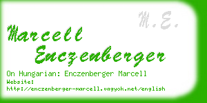 marcell enczenberger business card